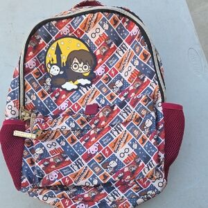 Warner Bros. Harry Potter Kids Backpack - Red and Blue